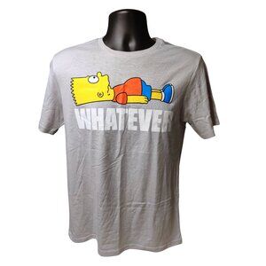 The Simpsons Bart Whatever Graphic T-Shirt Boys Size 2XL